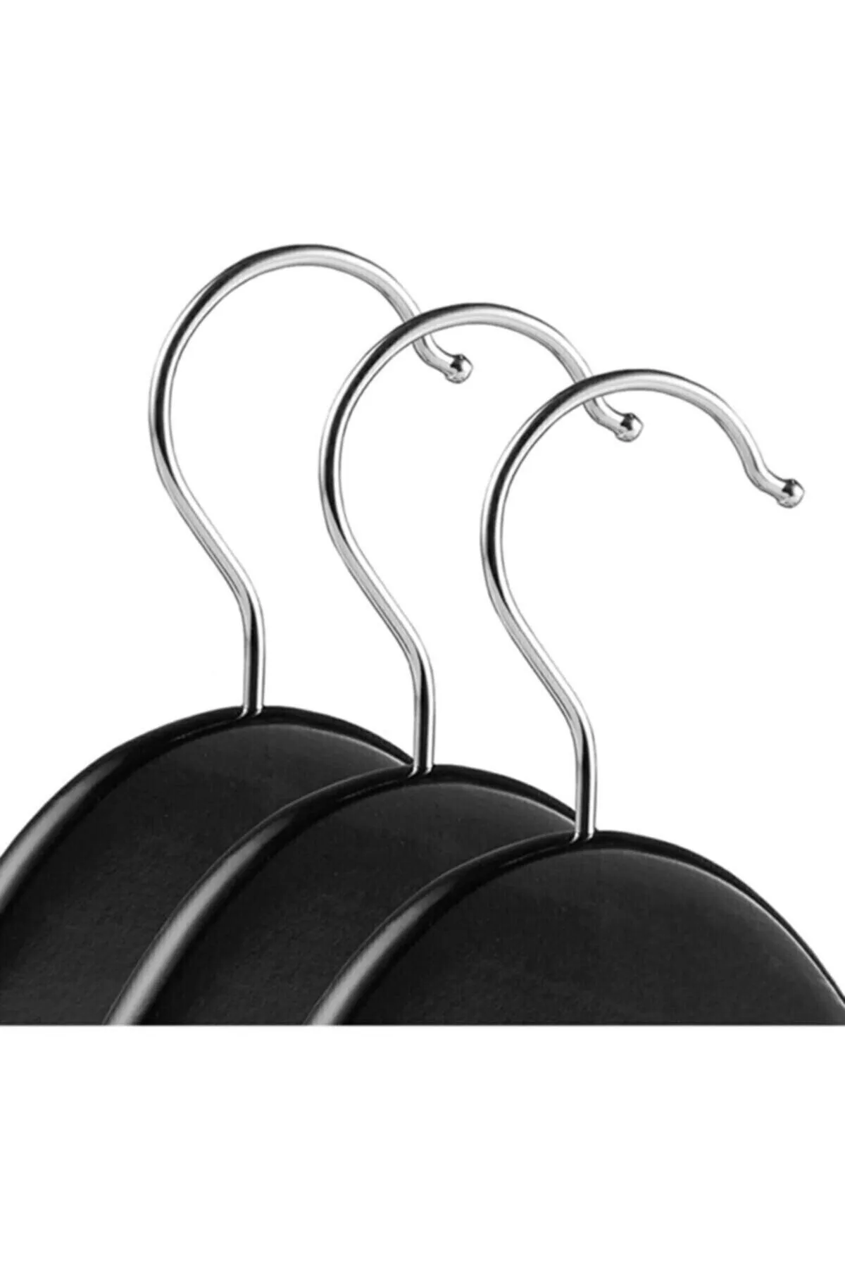 24 Pieces Hanger Black Clothes - Clothes Hanger Shirt Hanger Trouser Hanger 1st Class Quality