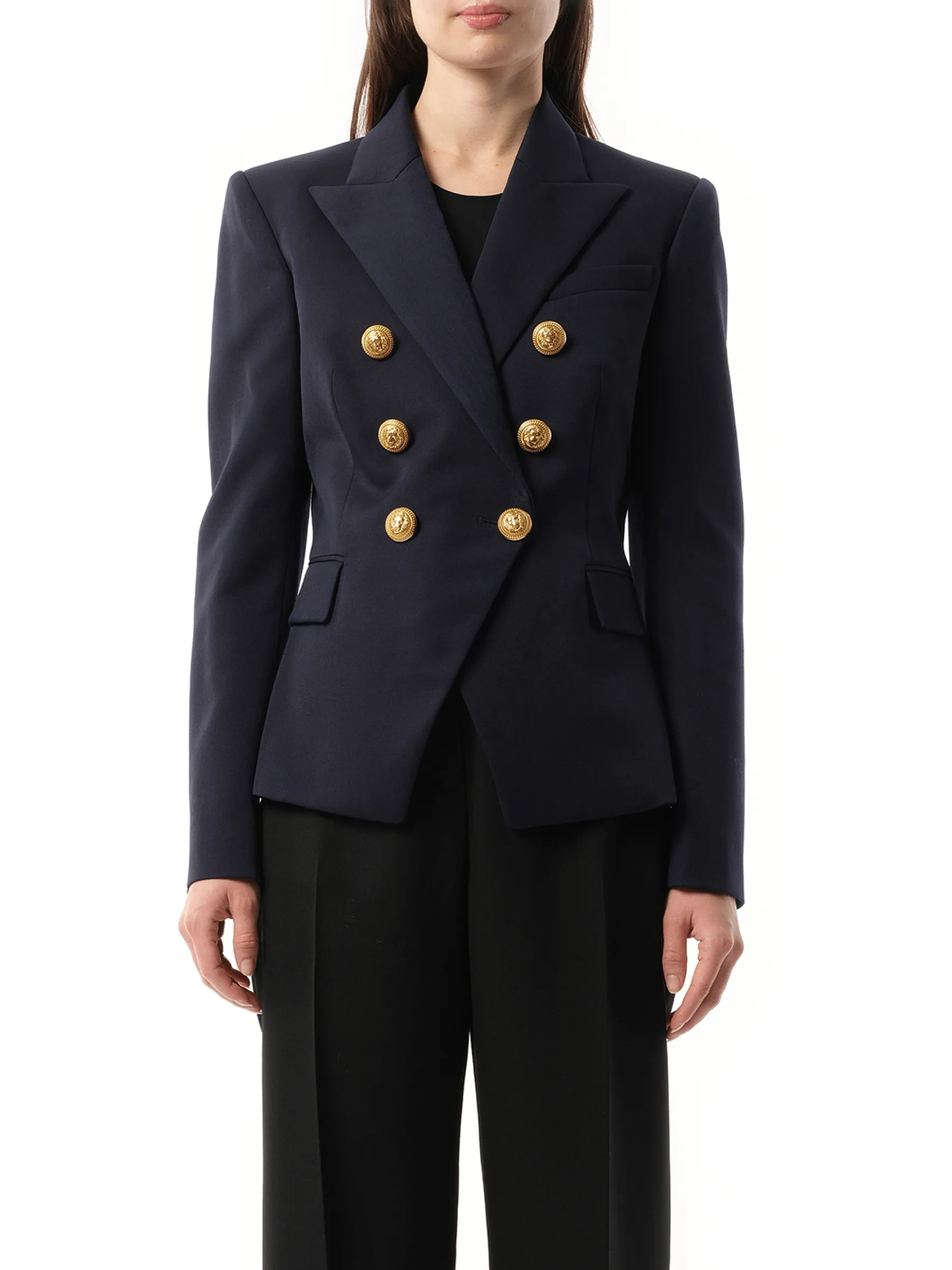 6 BTN Wool Jacket in Navy