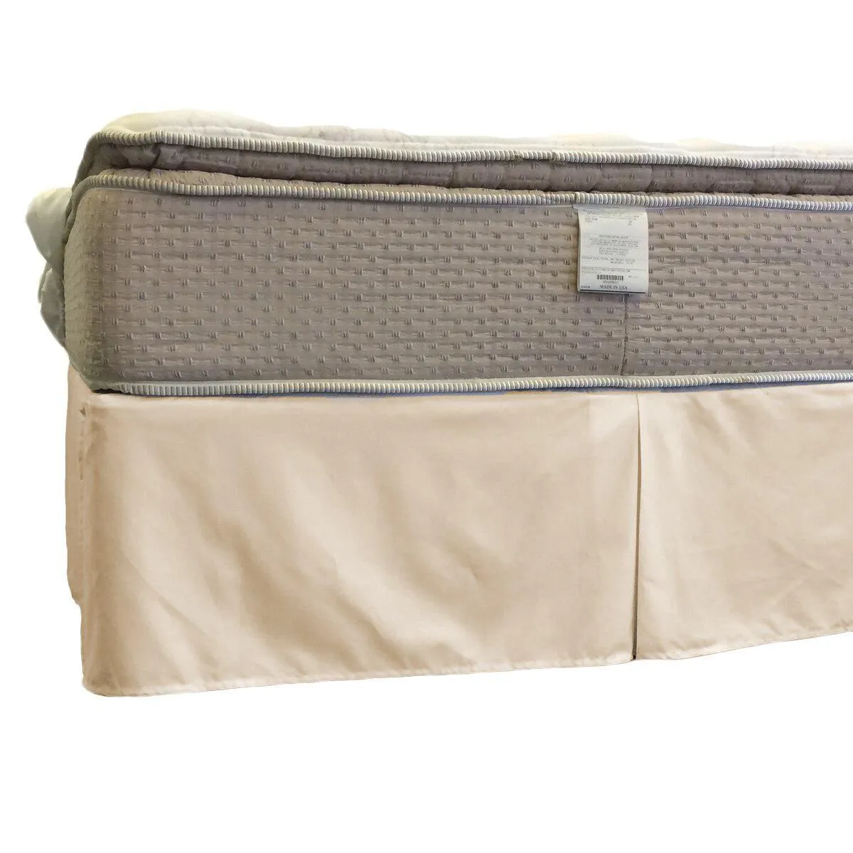 650TC Wrinkle-Free Cotton Blend Split Corner Bed Skirts