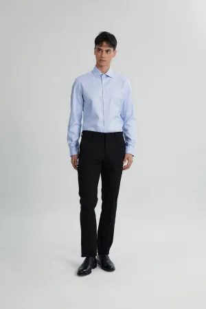 Alexander & Sons, Light Blue Twill, Long Sleeve Shirt