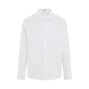 Anagram Pocket Shirt in White
