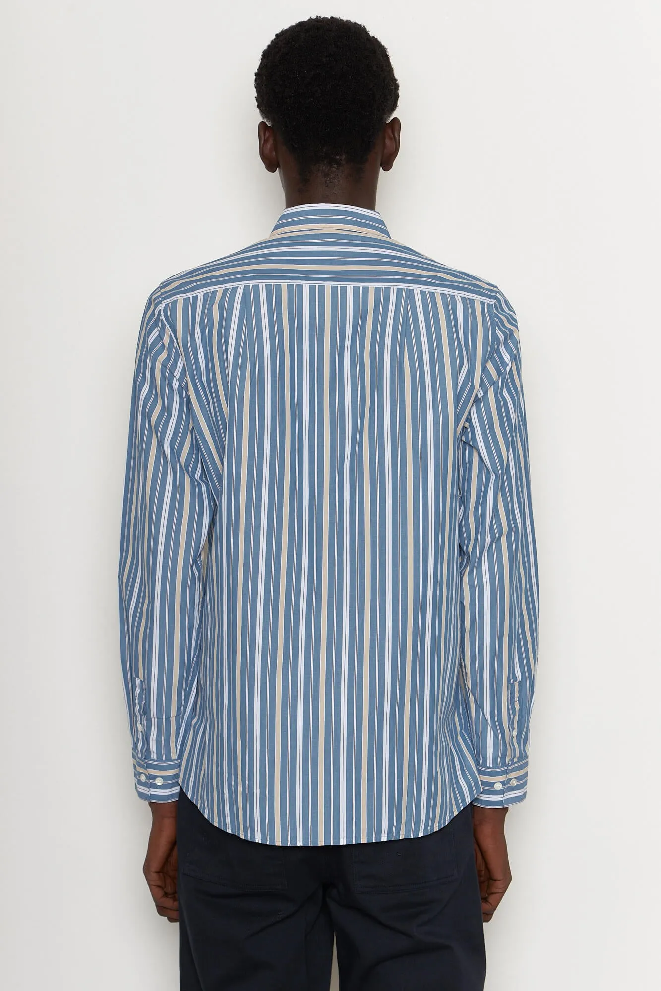 Another Shirt 3.0 Blue Gold Stripe