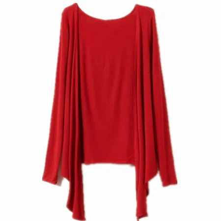 Arabella Classic Spring Summer Thin Blouses Cardigan outwear plus size cardigan