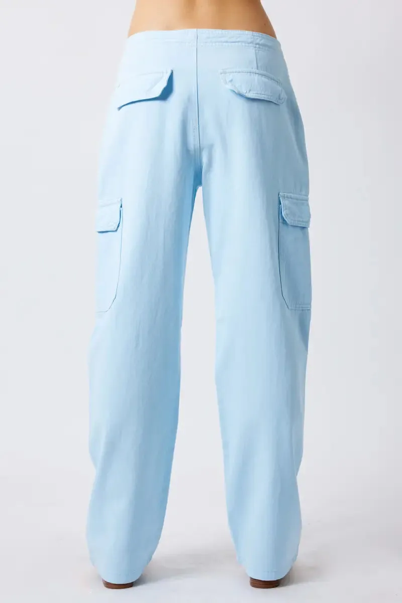 Baby Blue Cargo Pant