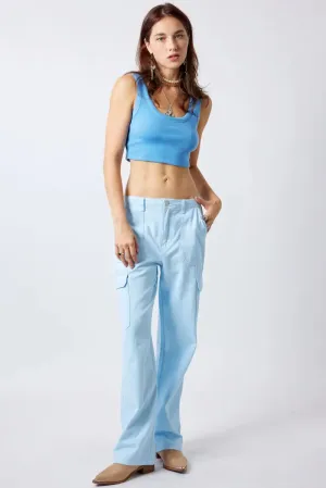 Baby Blue Cargo Pant