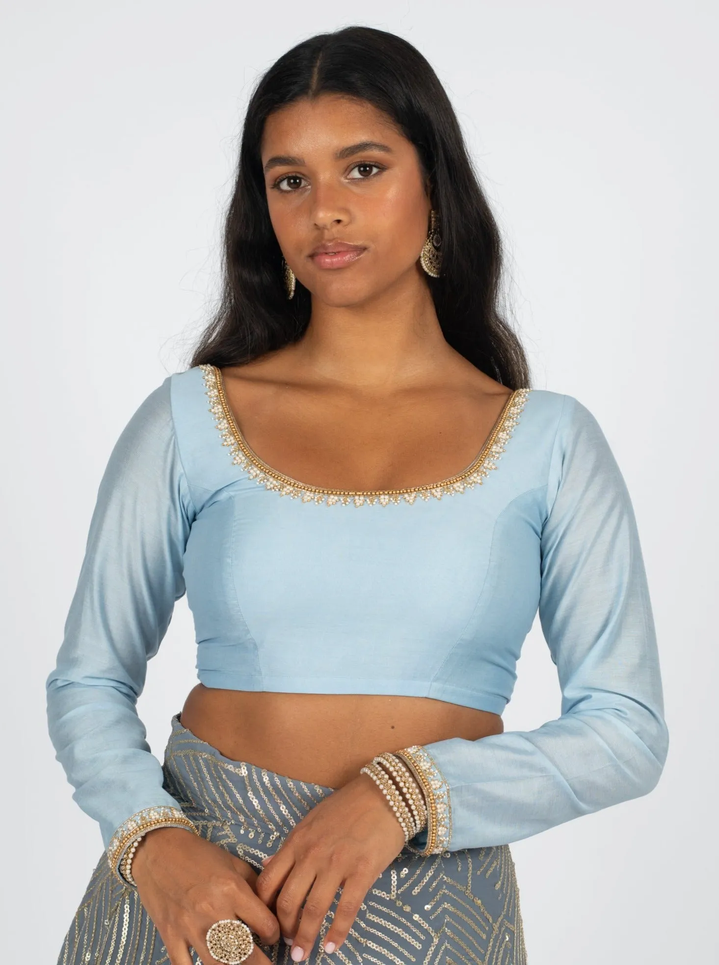 Baby Blue Leyla Blouse