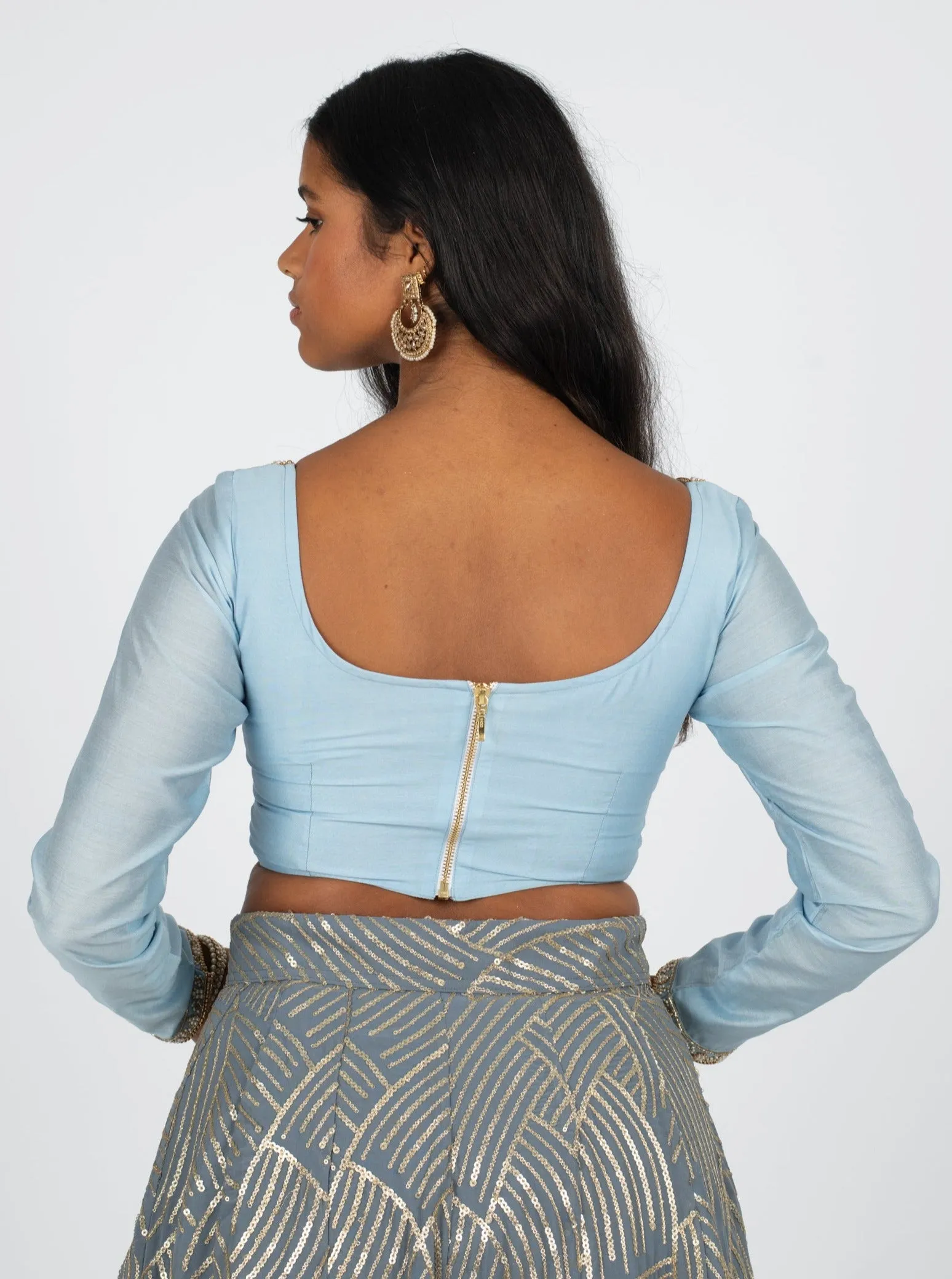 Baby Blue Leyla Blouse