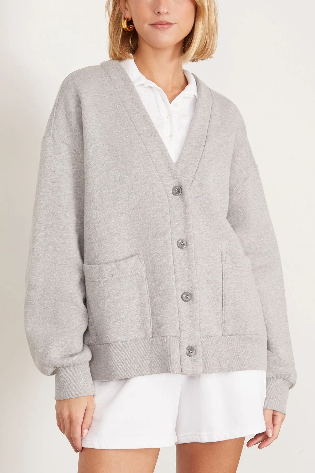 Benny Cardigan in Heather Grey