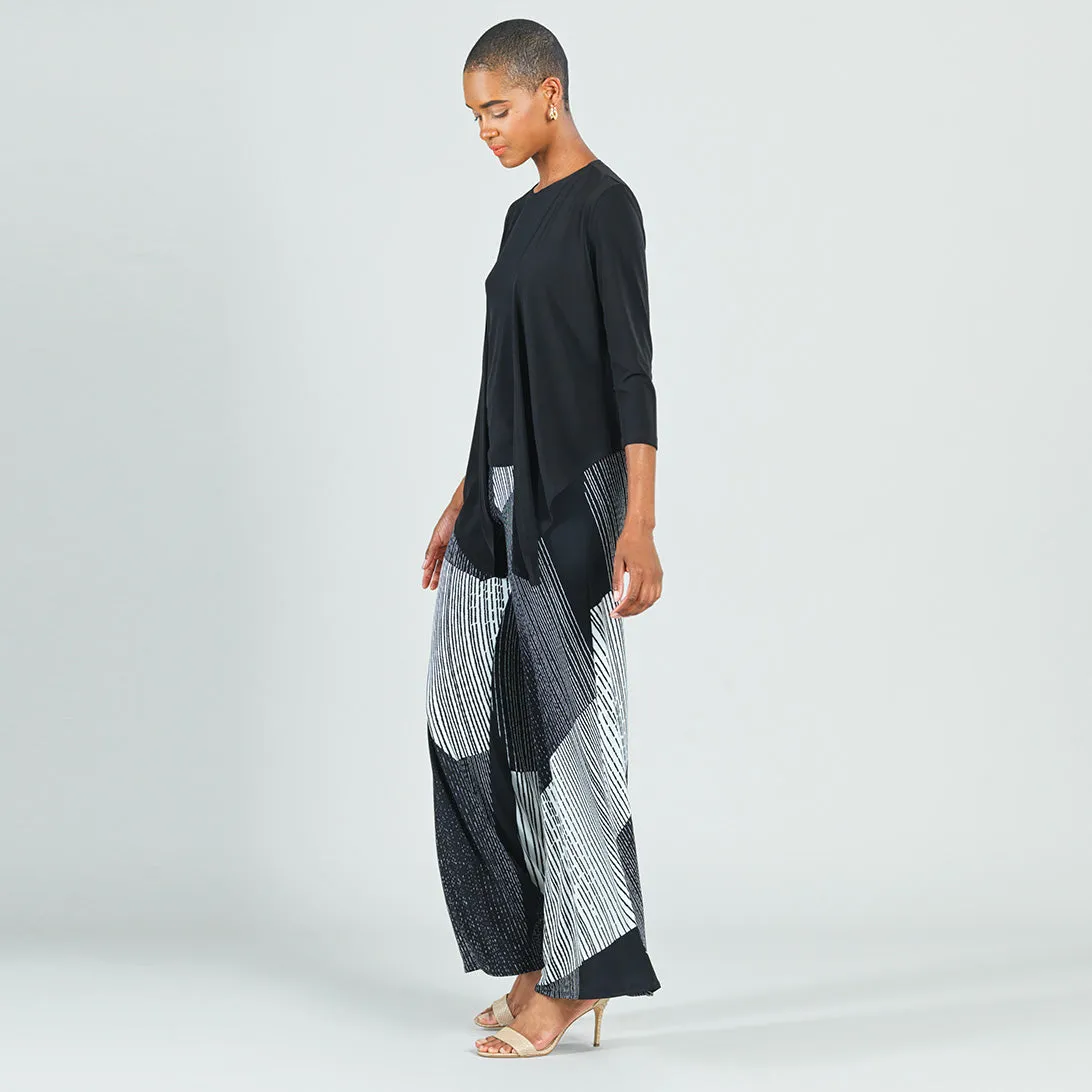 Black Front Tie Cardigan