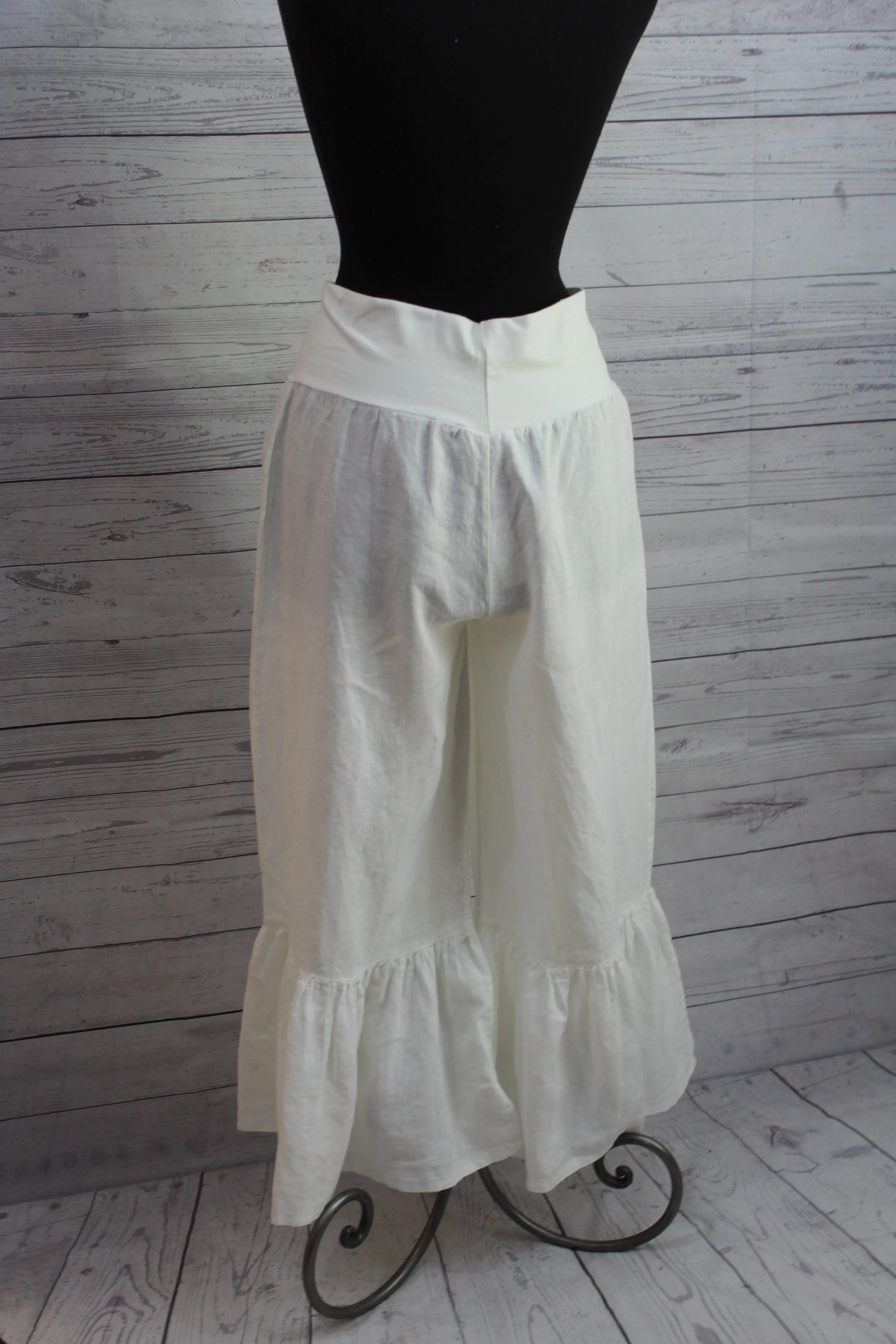 Bryn Walker Light Linen - Ruffle Pant