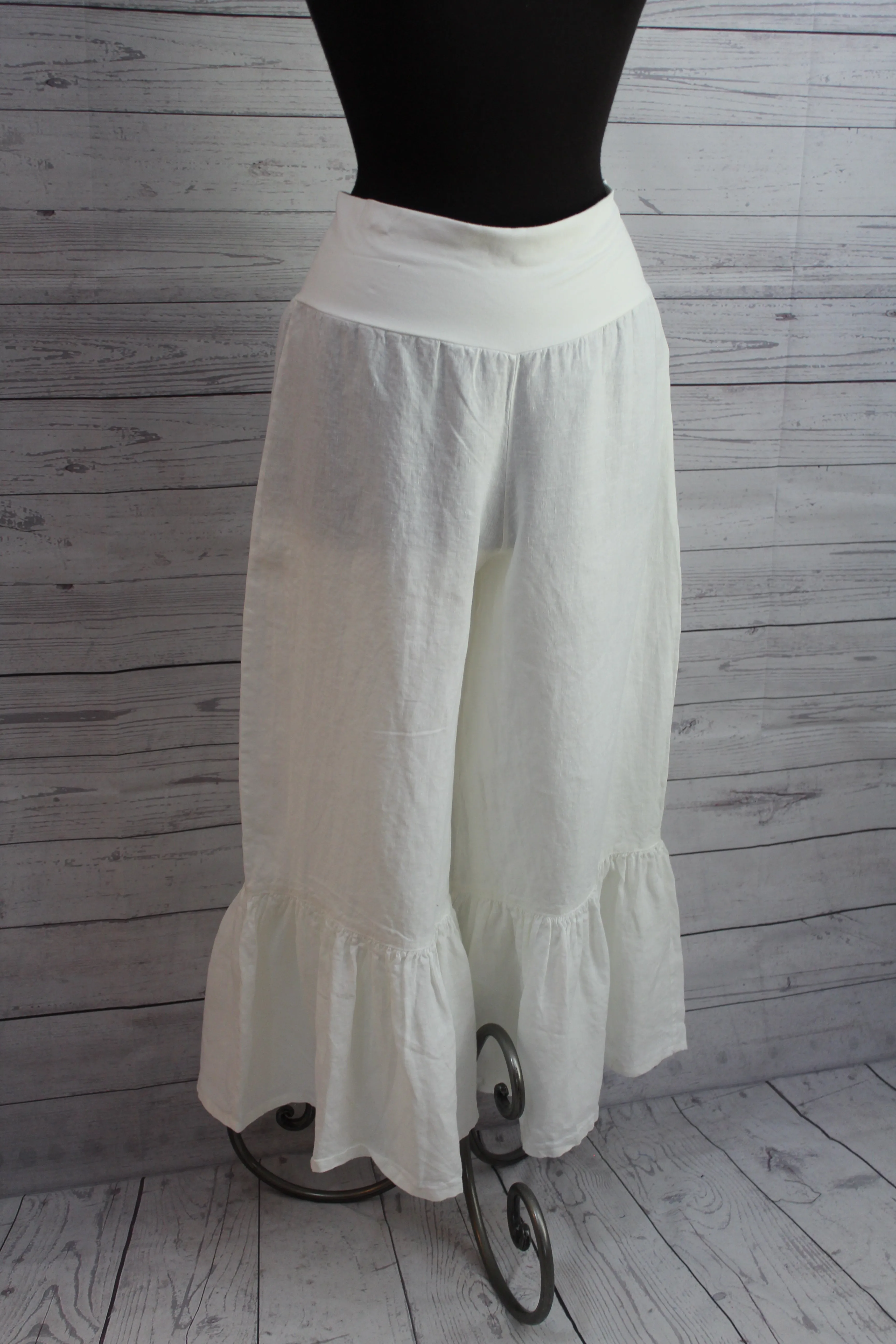 Bryn Walker Light Linen - Ruffle Pant