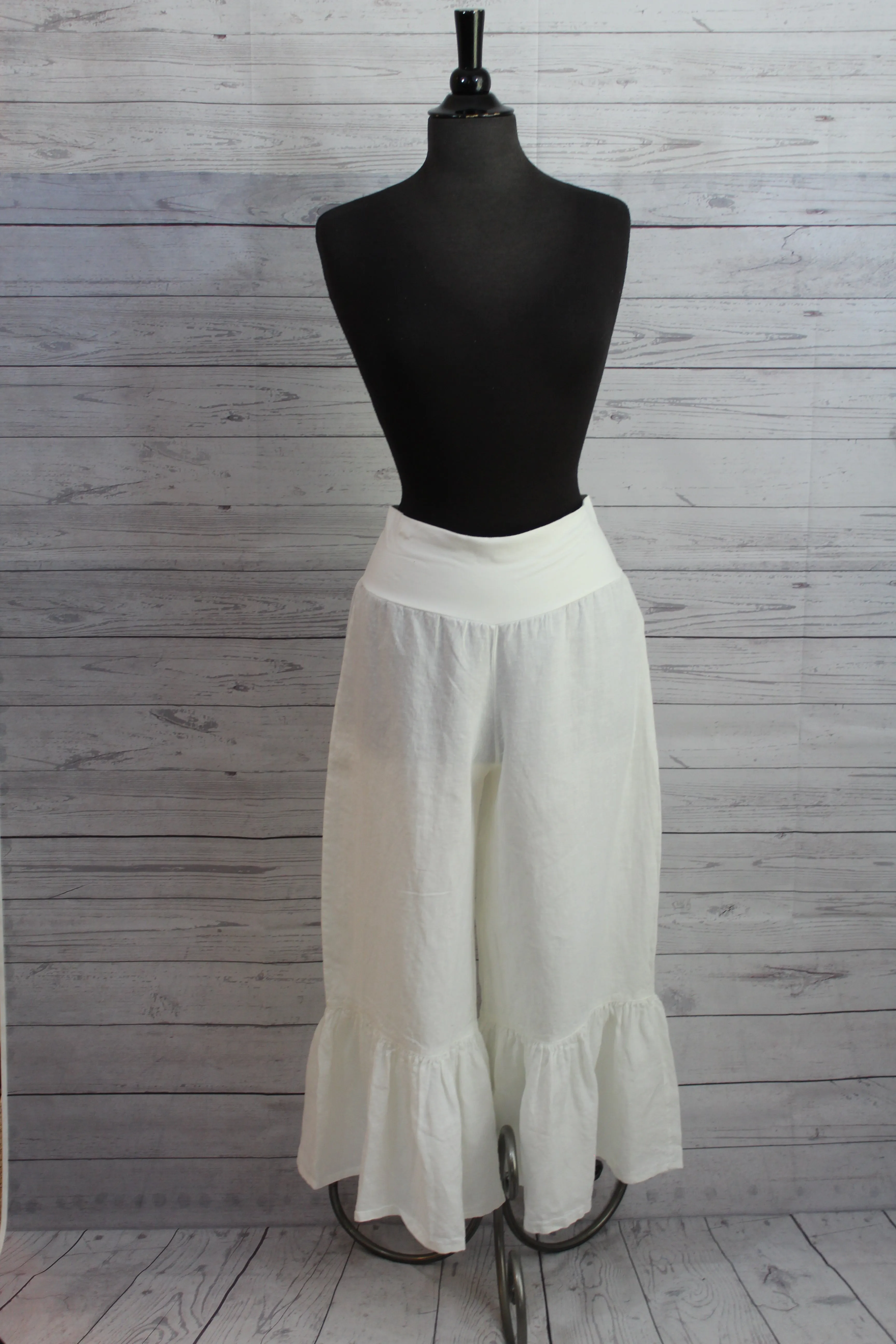 Bryn Walker Light Linen - Ruffle Pant