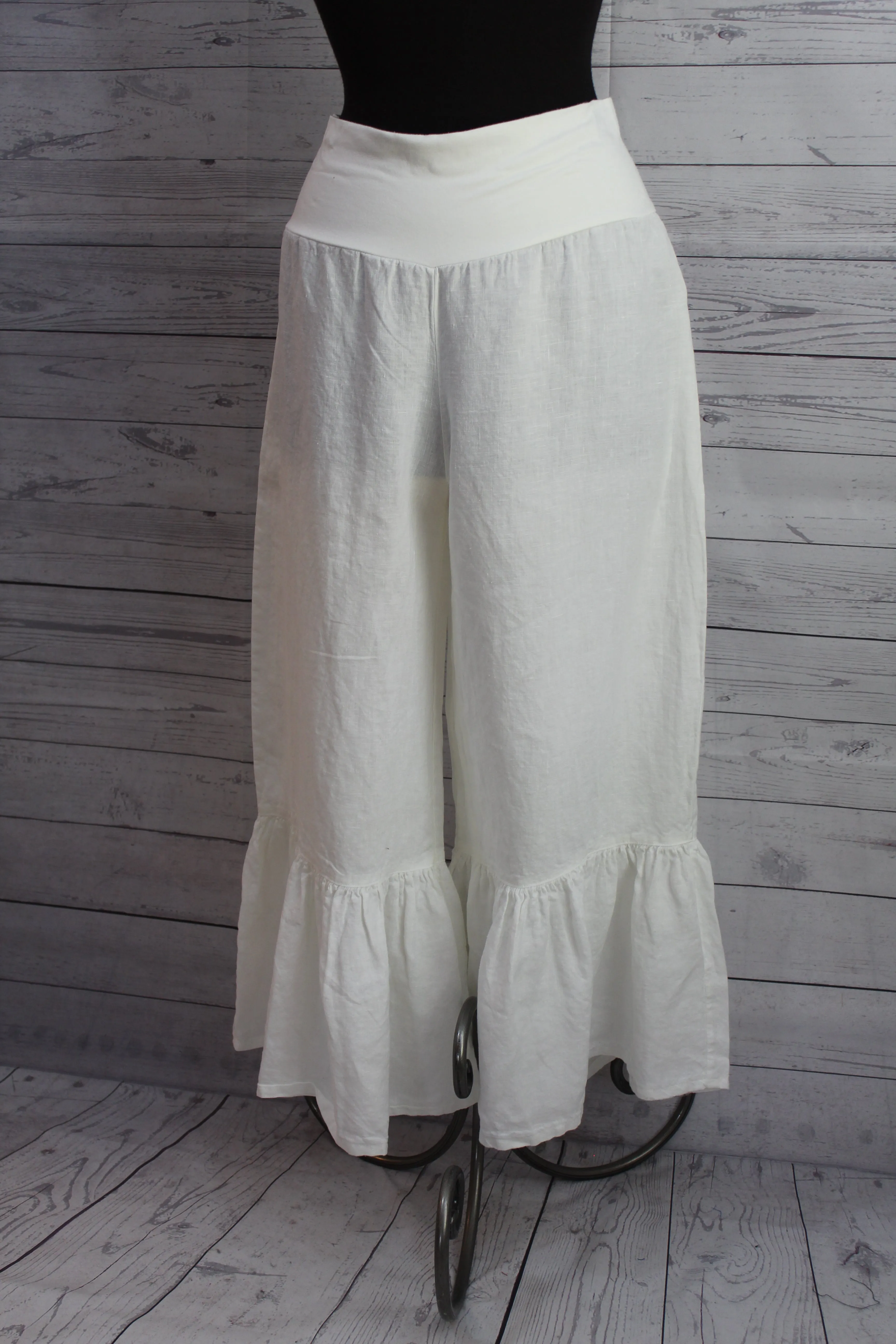 Bryn Walker Light Linen - Ruffle Pant