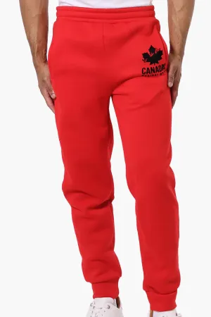Canada Weather Gear Basic Solid Joggers - Red