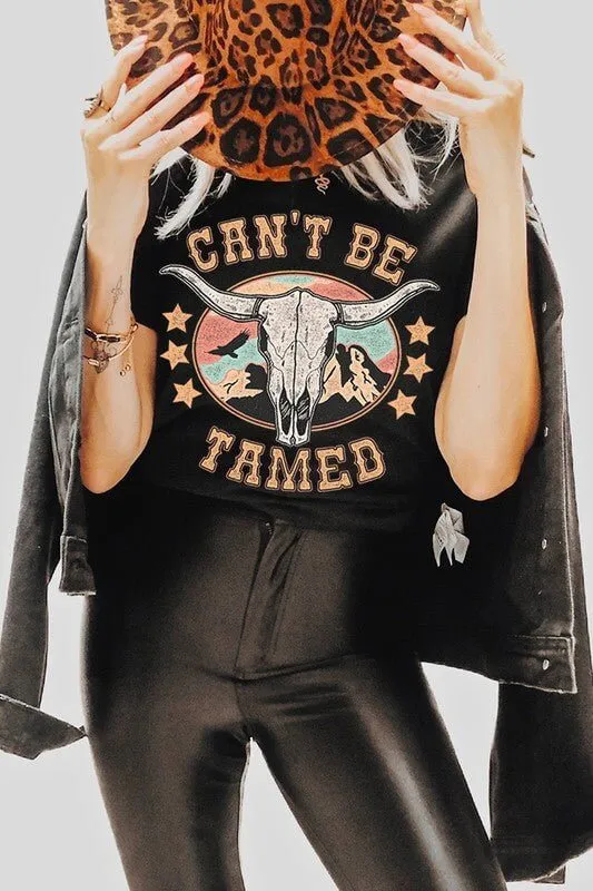 Can't Be Tamed Graphic Tee 3 COLORS!