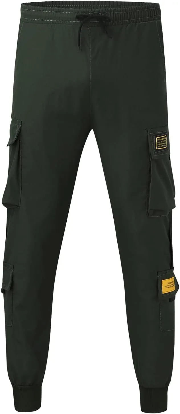 Cargo Sweatpants for Men Mens Lounge Pants Men Casual Pants Hip Hop Harem Pants Streetwear Tactical Track Pants Cargo