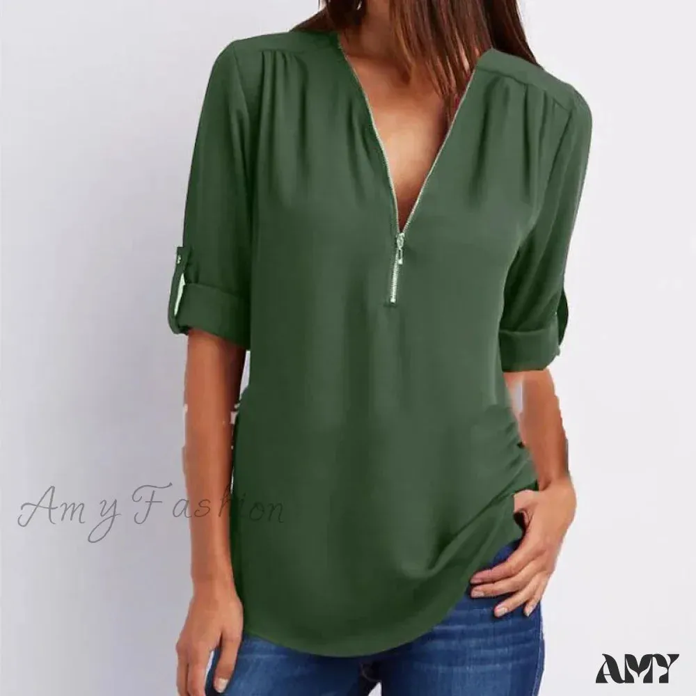 Casual Printed Oversized Elegant Youth Female Top Blouses