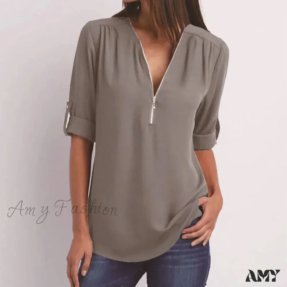 Casual Printed Oversized Elegant Youth Female Top Blouses