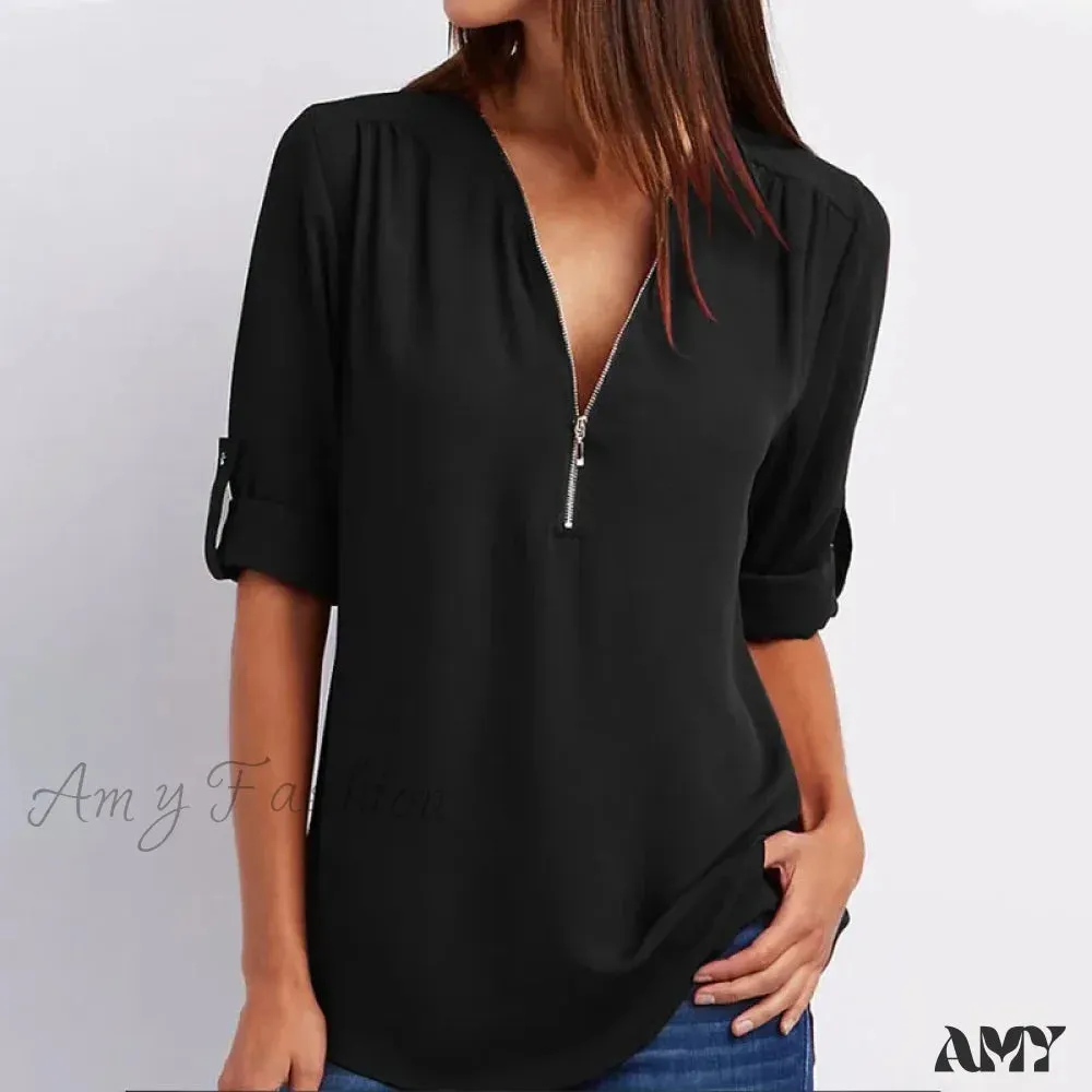 Casual Printed Oversized Elegant Youth Female Top Blouses