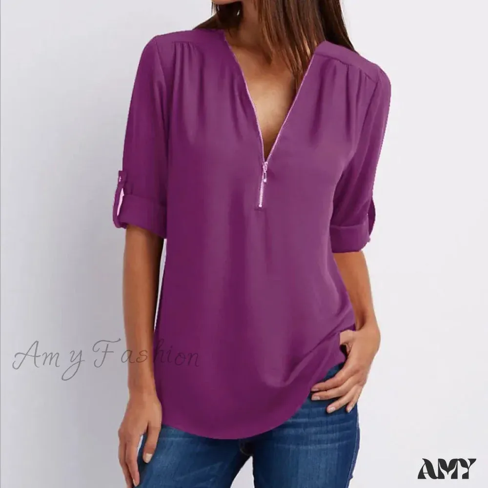 Casual Printed Oversized Elegant Youth Female Top Blouses