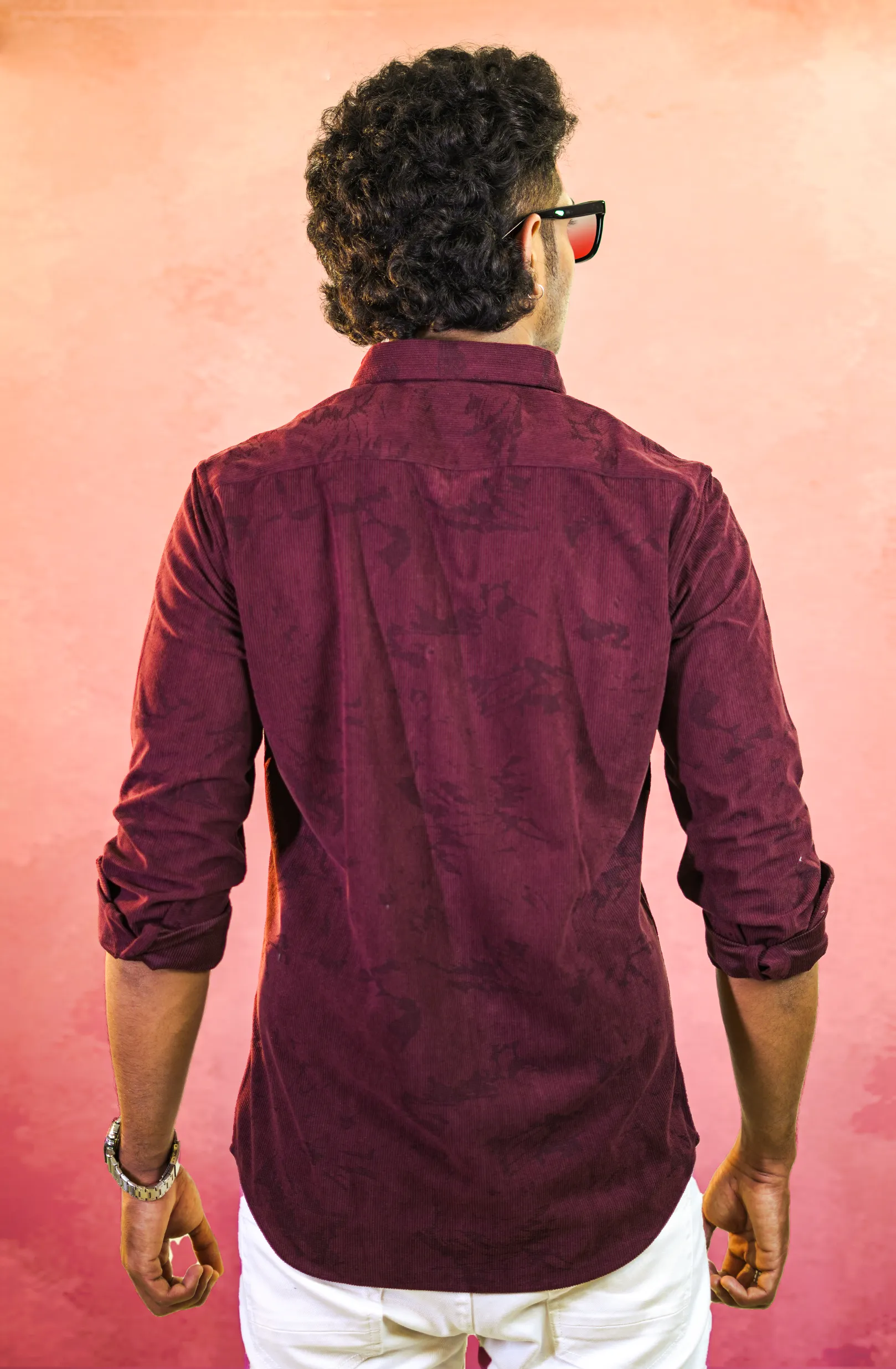 Corduroy Maroon Shirt