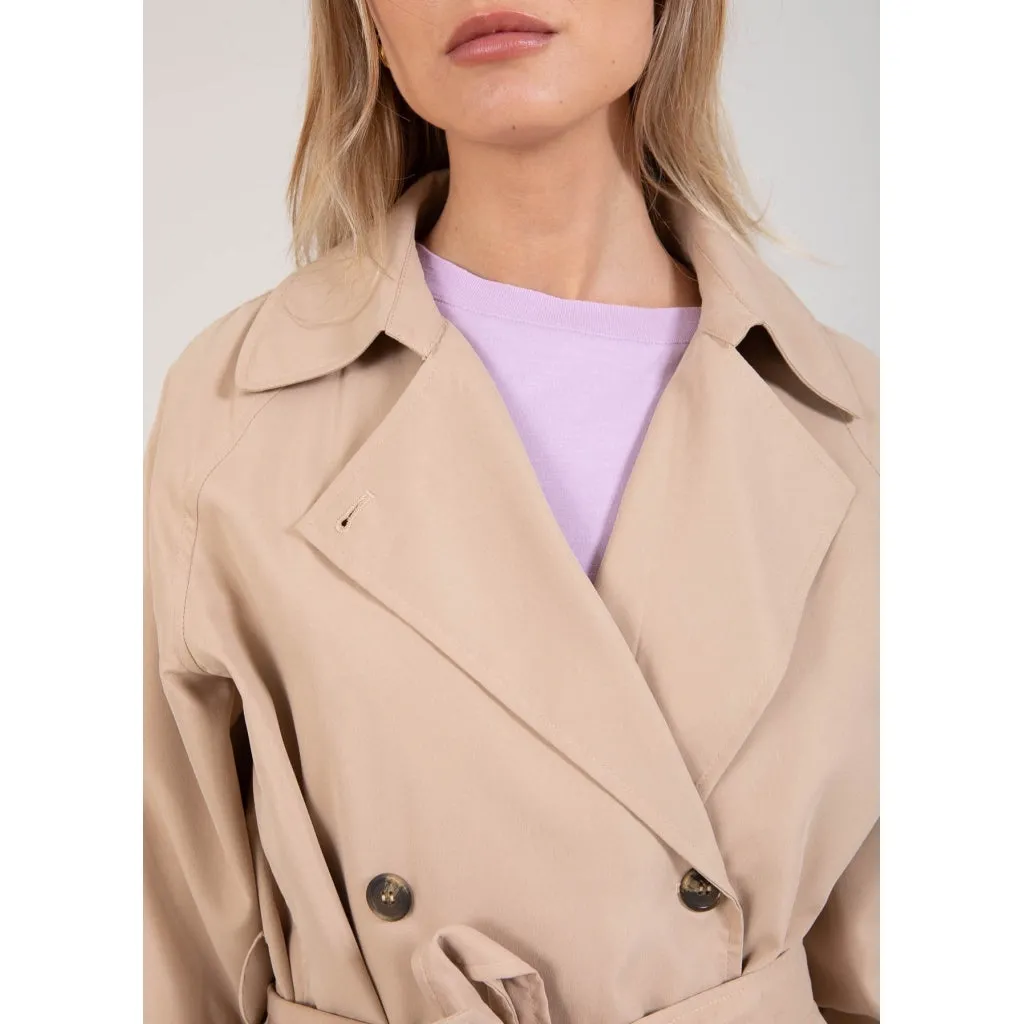 COSTER COPENHAGEN Trench in light camel