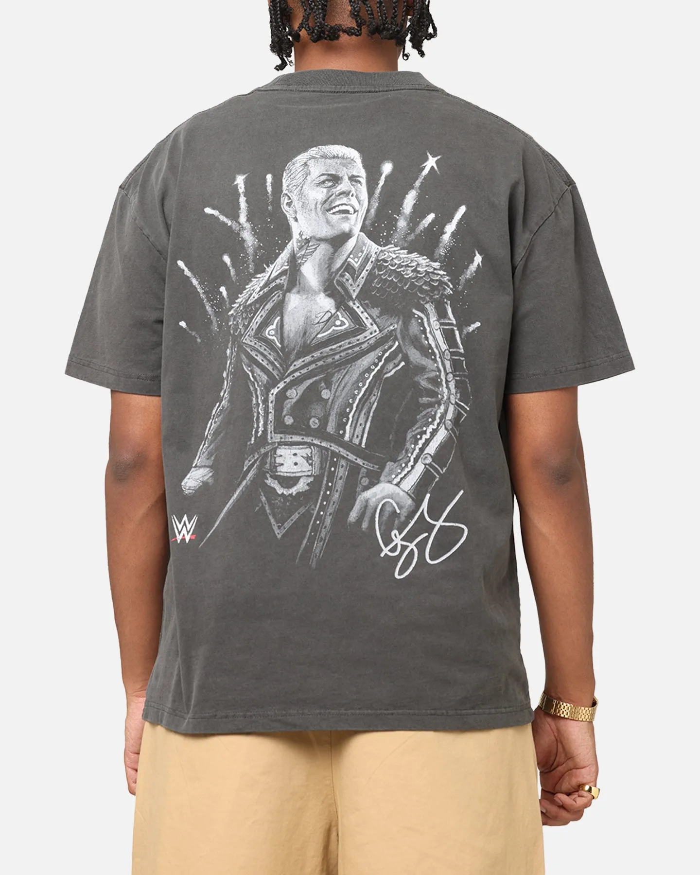 Culture Kings X WWE Cody Rhodes Heavy T-Shirt Black Wash