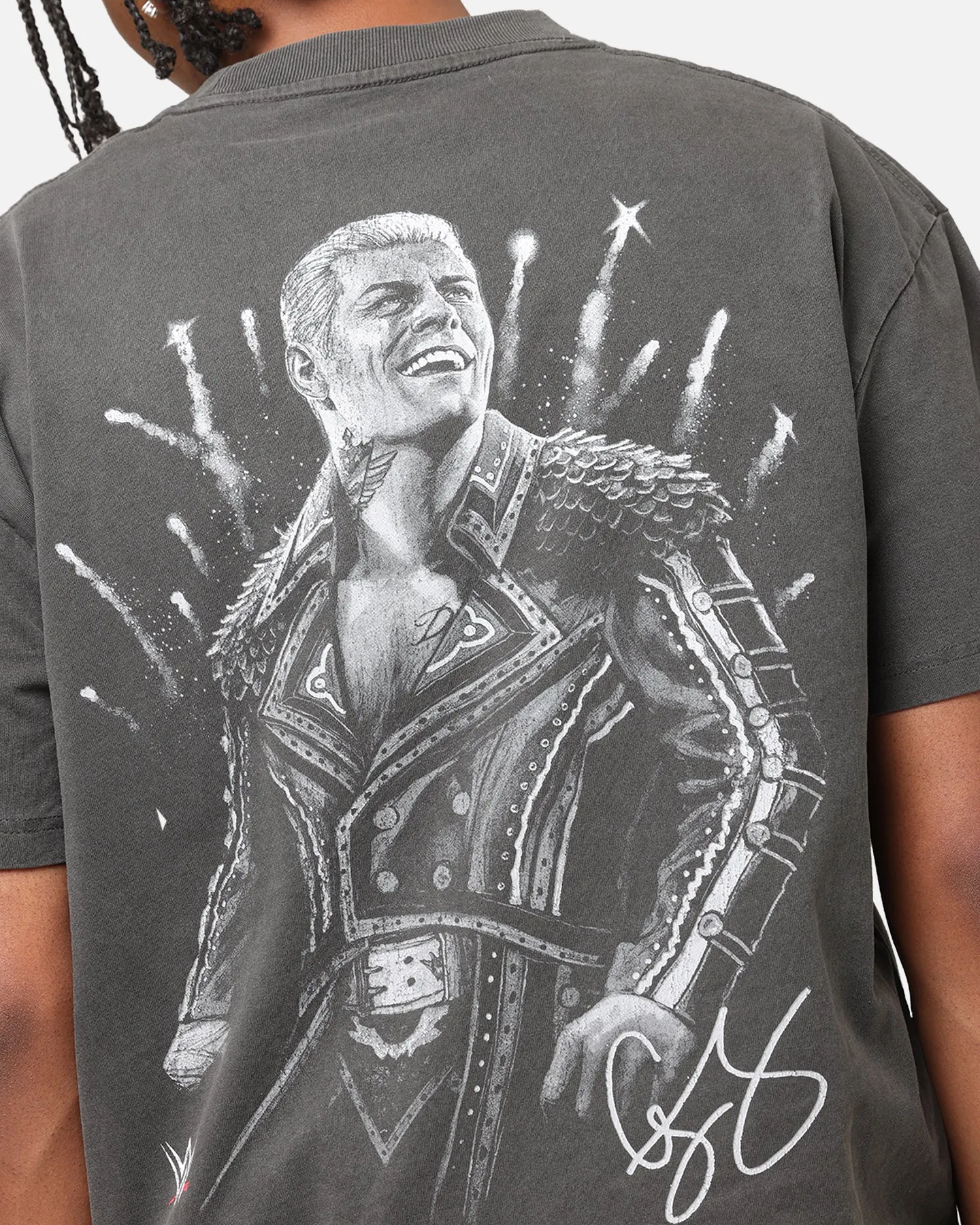 Culture Kings X WWE Cody Rhodes Heavy T-Shirt Black Wash