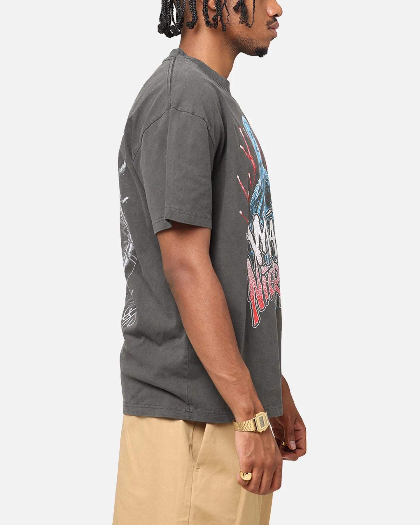 Culture Kings X WWE Cody Rhodes Heavy T-Shirt Black Wash