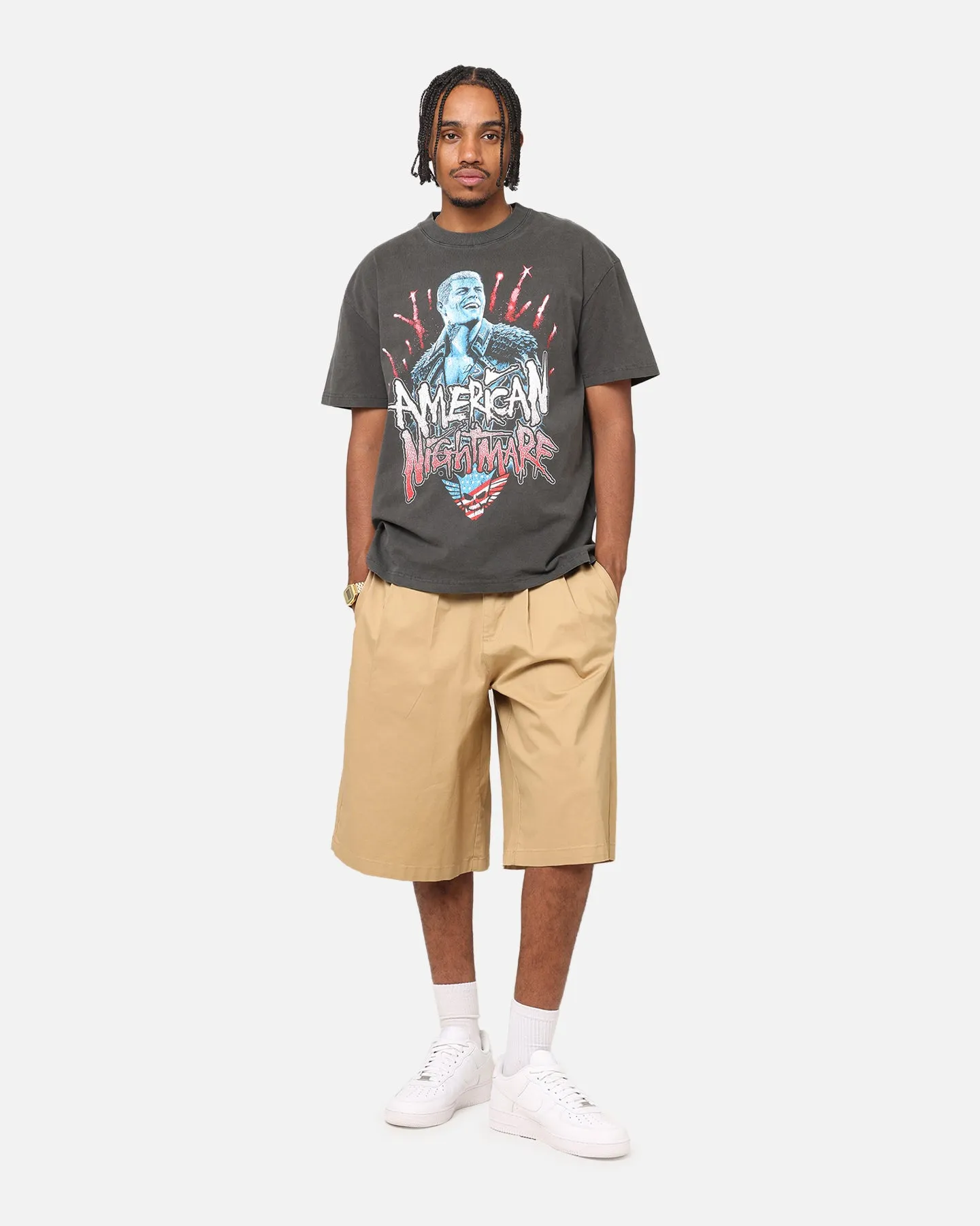 Culture Kings X WWE Cody Rhodes Heavy T-Shirt Black Wash