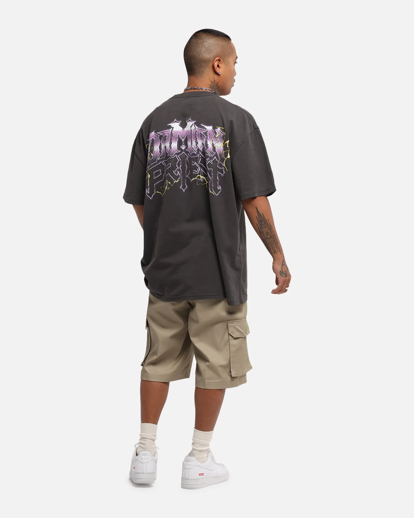 Culture Kings X WWE Damian Priest Wrestlemania XLI Heavy T-Shirt Black Wash