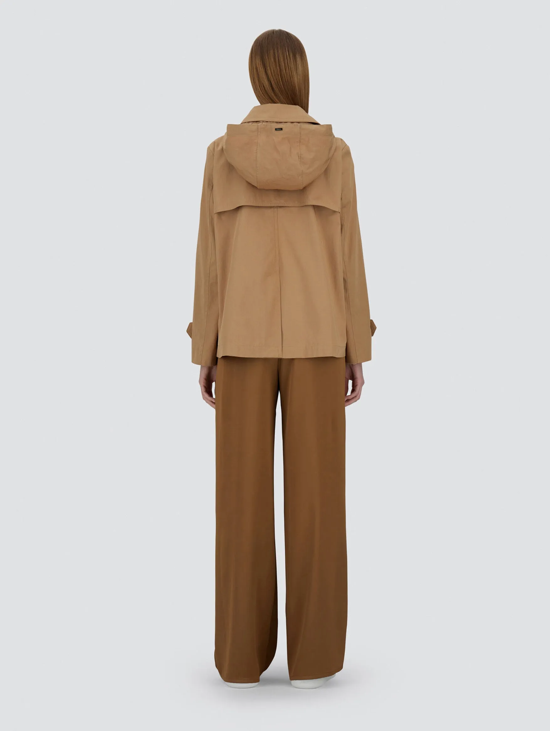 Dean Pea Coat in Camel