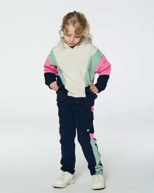 Deux Par Deux Jogging Pants With Cargo Pocket in Peacoat