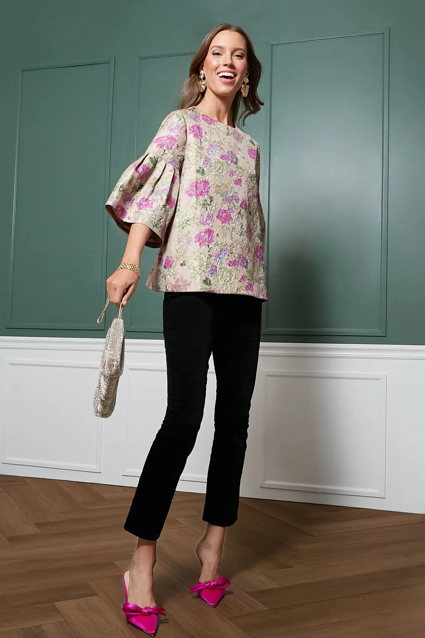 Duchess Harper Bell Sleeve Blouse