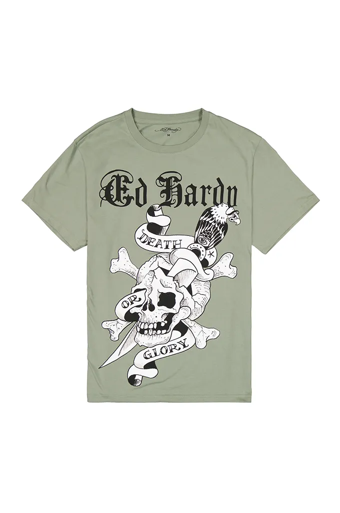 Ed Hardy DG Skull Men's Short Sleeve Tee