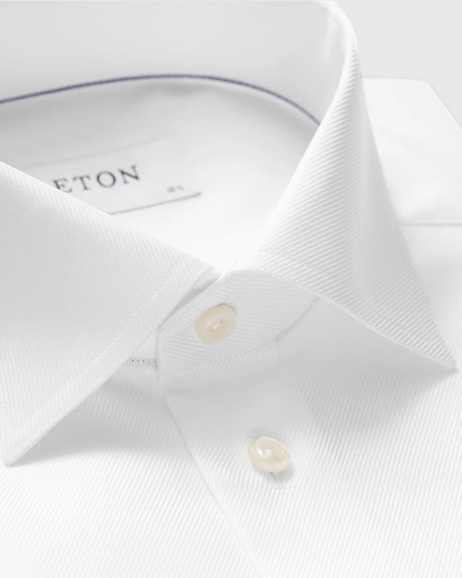 ETON 10001233700 WHITE TEXTURED TWILL CONTEMPORARY FC SHIRT
