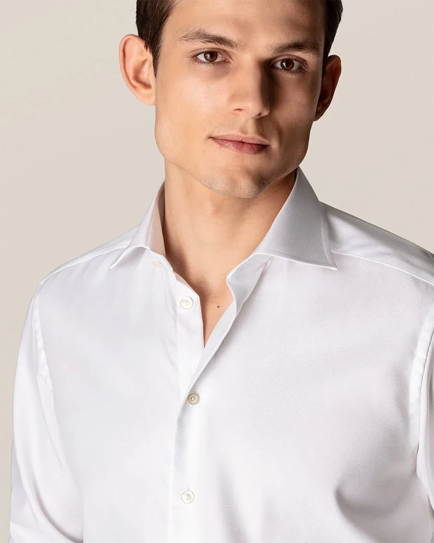 ETON 10001233700 WHITE TEXTURED TWILL CONTEMPORARY FC SHIRT