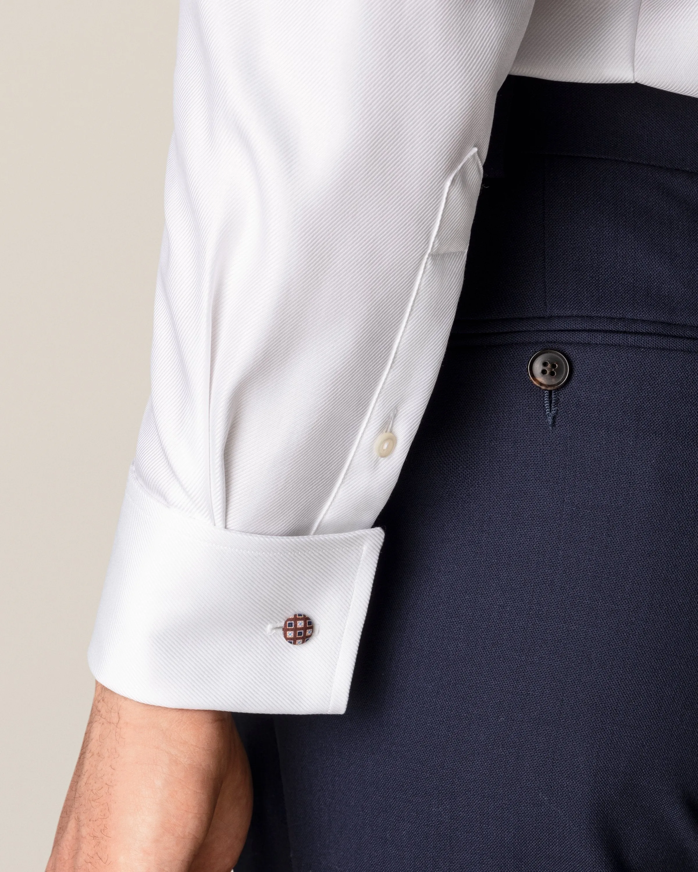 ETON 10001233700 WHITE TEXTURED TWILL CONTEMPORARY FC SHIRT
