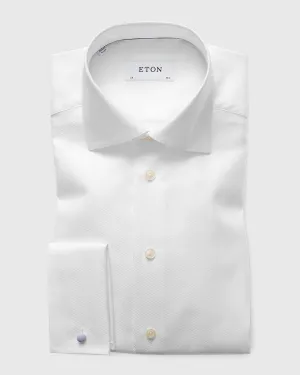 ETON 10001233700 WHITE TEXTURED TWILL CONTEMPORARY FC SHIRT