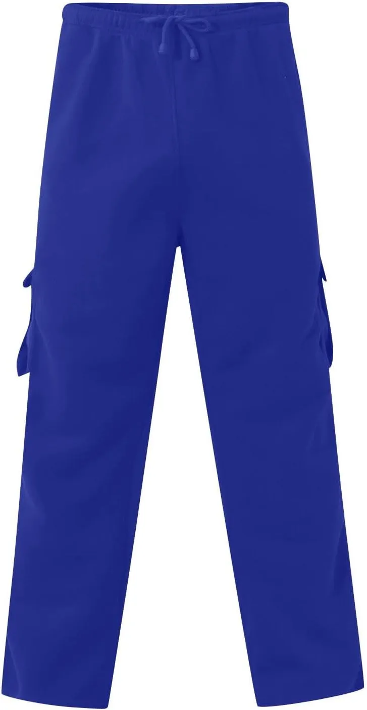 evzosrz Men's Sweatpants Drawstring Elastic Waist Joggers Gym Athletic Trousers Relaxed Fit Casual Cargo Pants