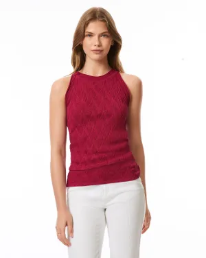 Feather Stitch Halter Top
