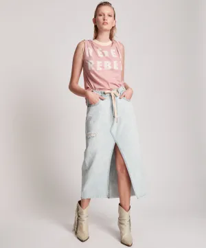 FLORENCE ROPE THREADED ROCKO LONG LENGTH SKIRT