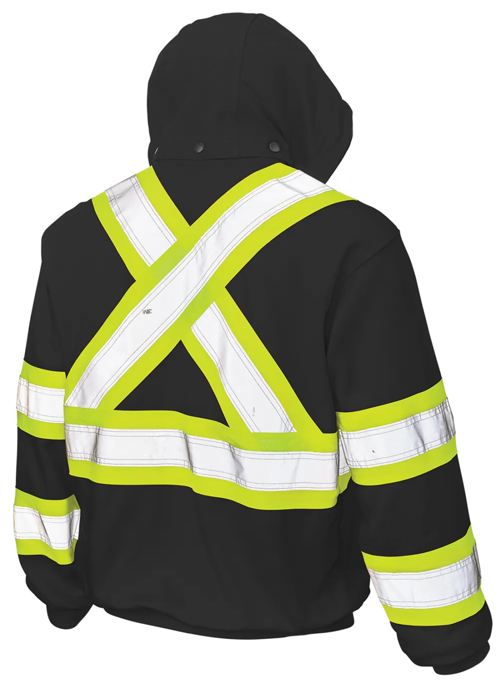 Full Zip Unlined Fleece Safety Hoodie by Tough Duck - Style S494