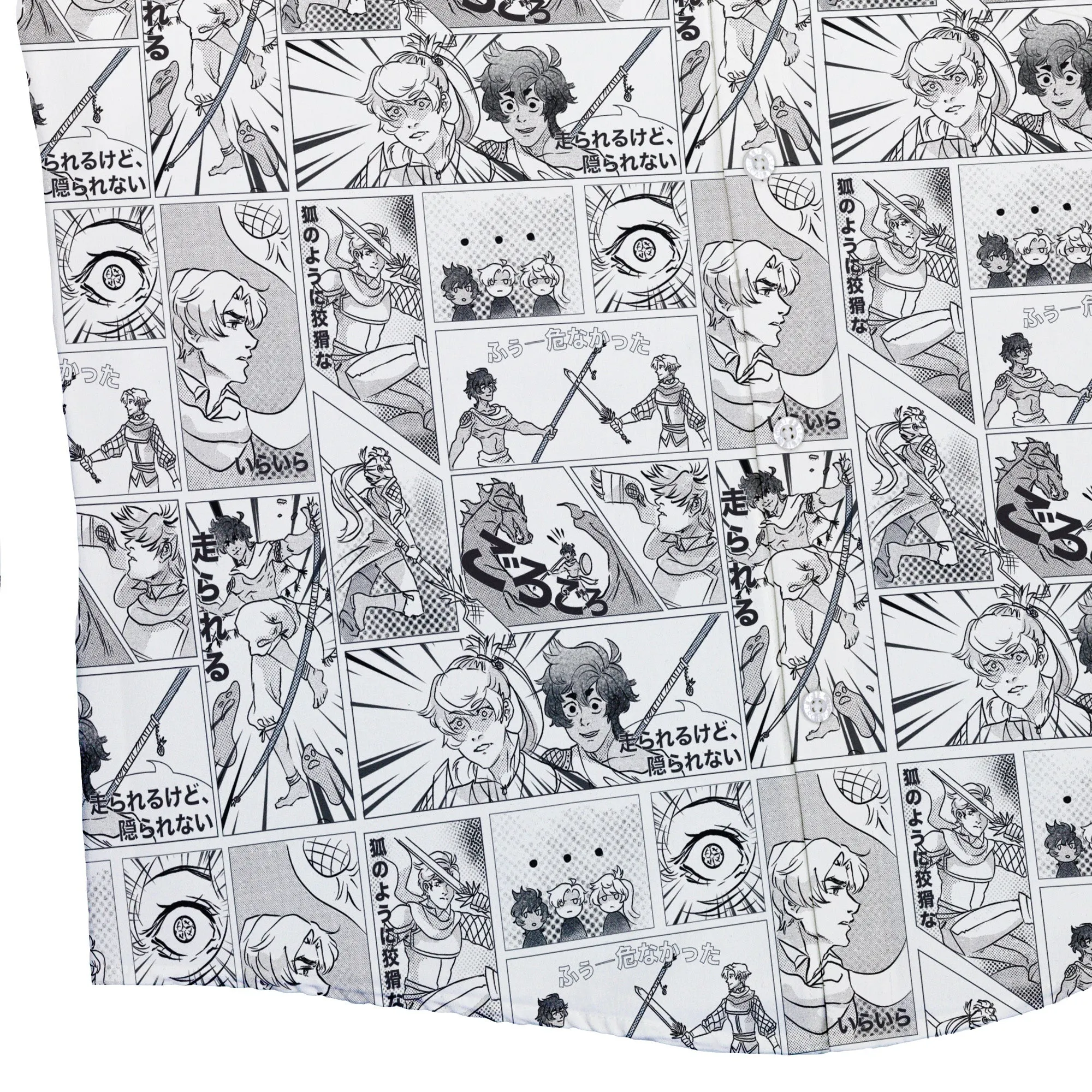 Geek Tropical Manga Button Up Shirt