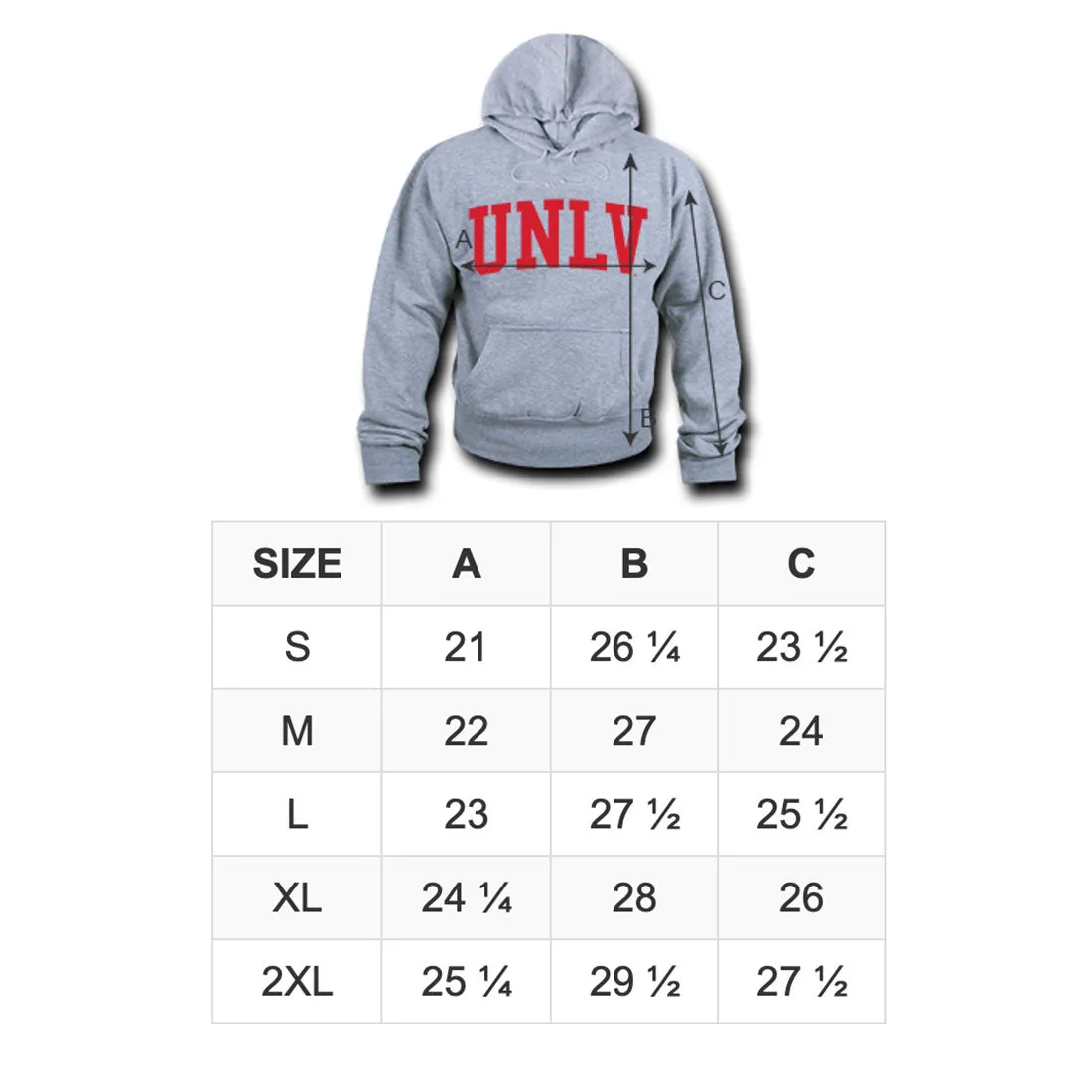 Gonzaga University Bulldogs Game Day Hoodie Sweatshirt Heather Grey