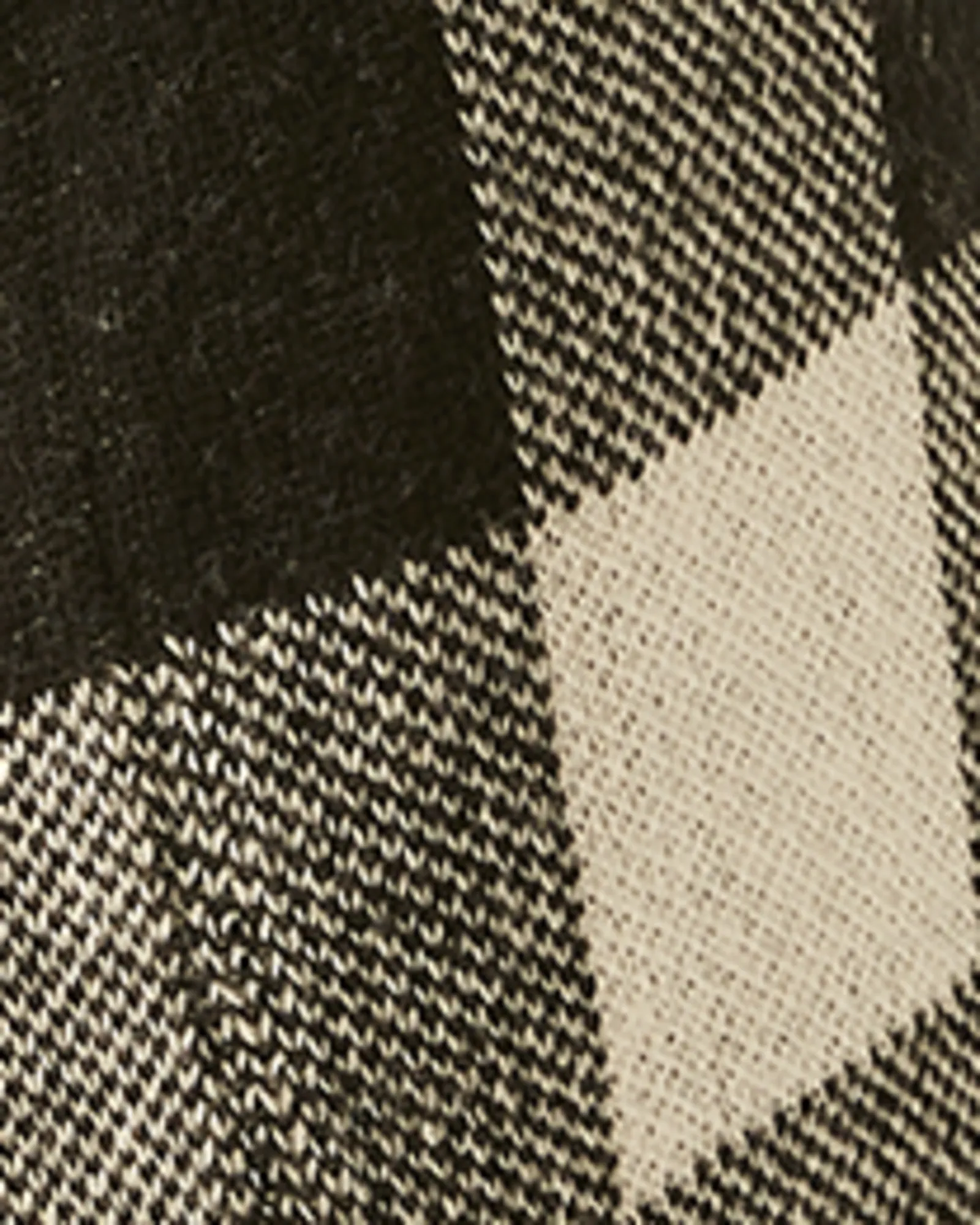 Gregoria Buffalo Check Sweater Cardigan | Black / White