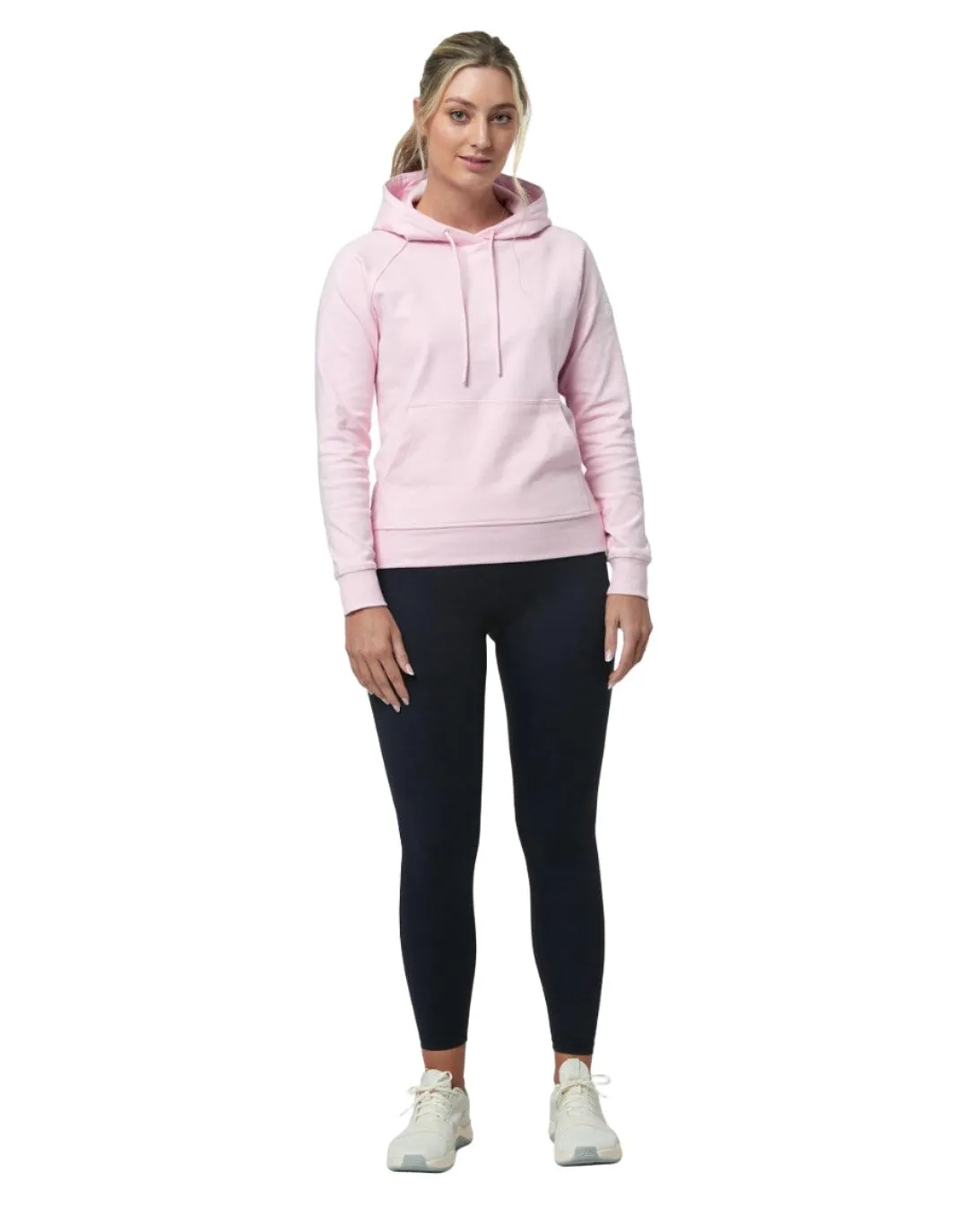 Gym Coffee Womens Chill Pullover Hoodie Baby Pink