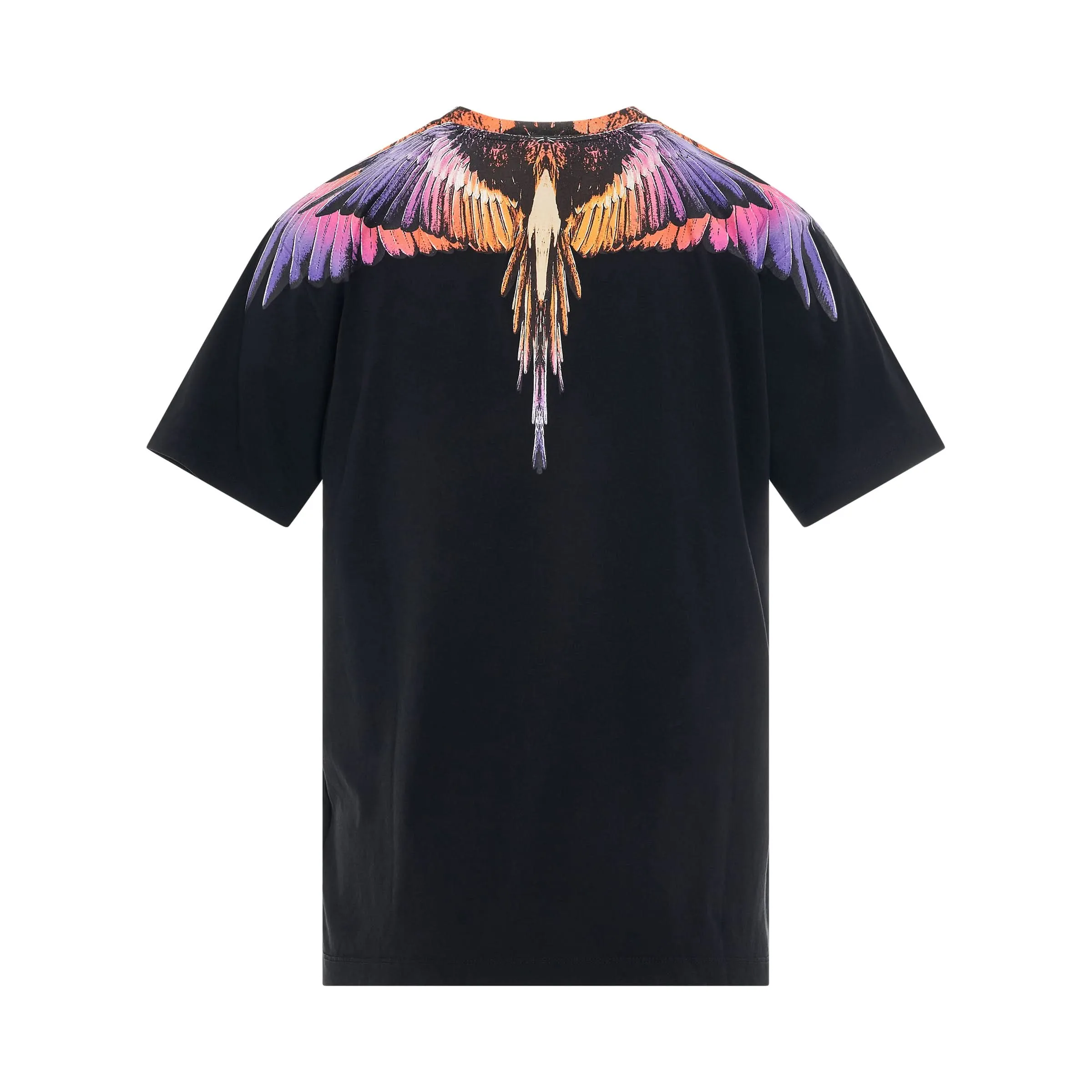 Icon Wings Regular T-Shirt in Black/Pink