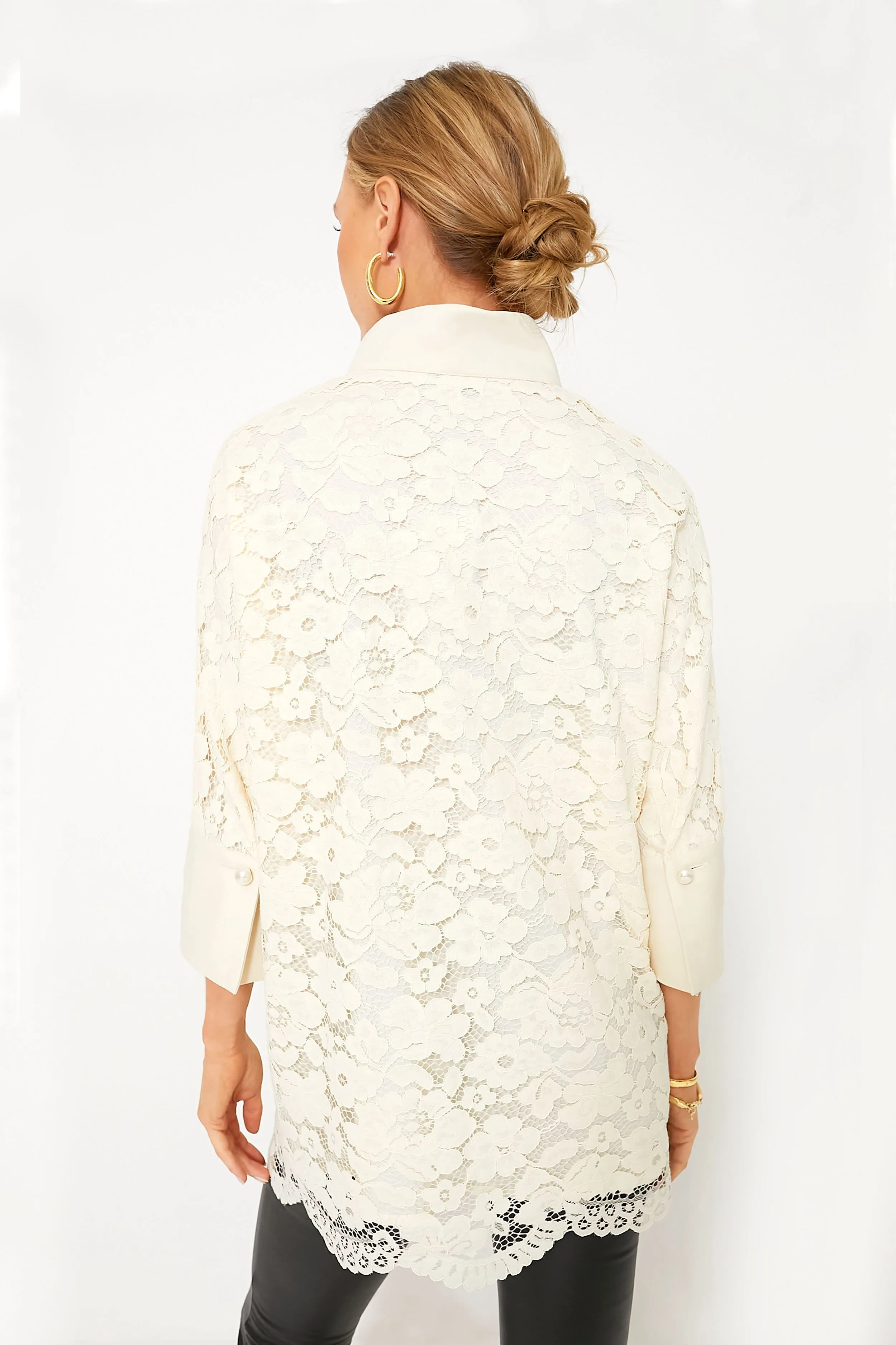 Ivory Lace Willow Blouse