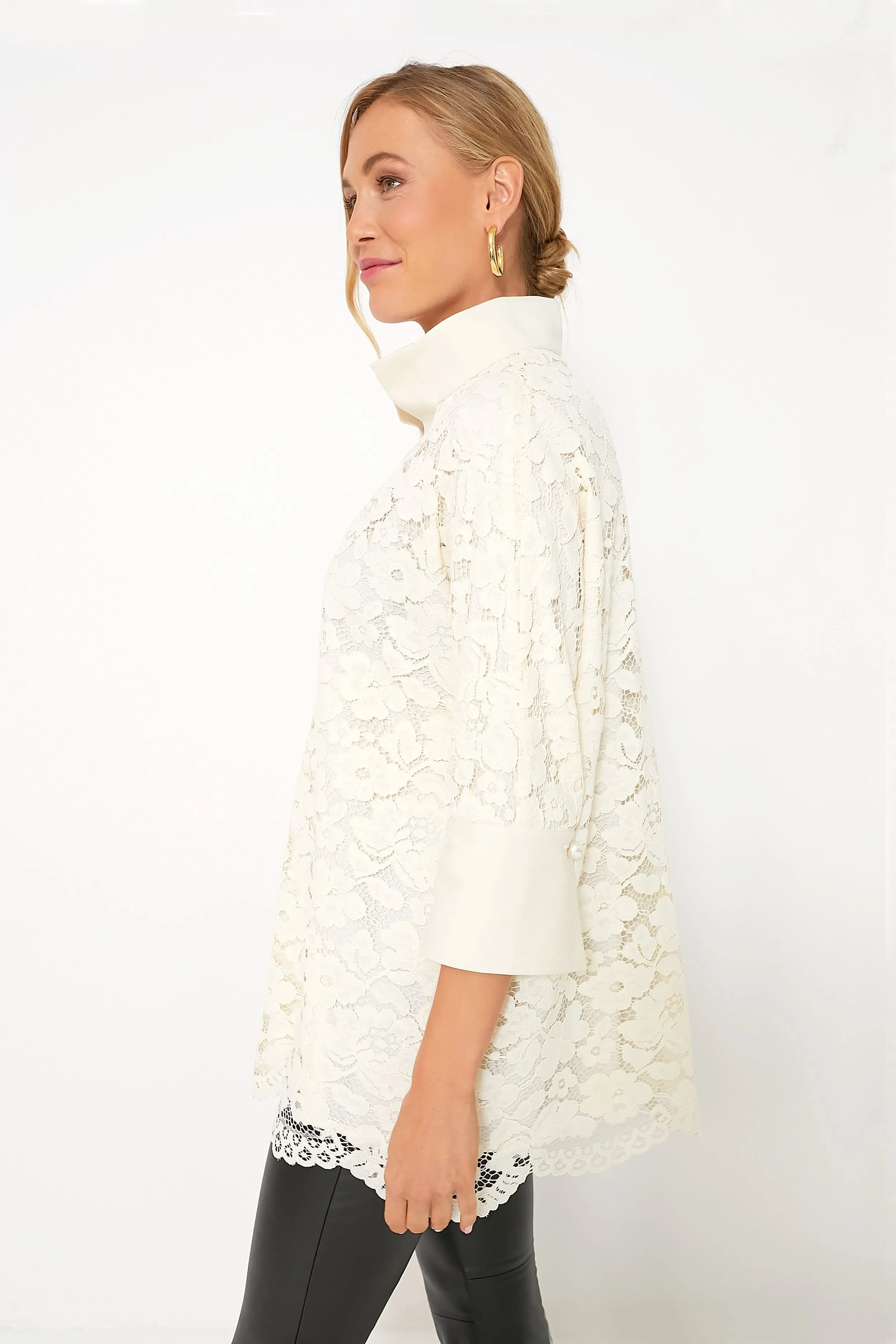 Ivory Lace Willow Blouse